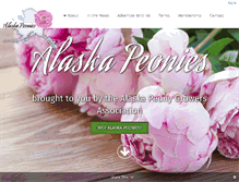 Tablet Screenshot of alaskapeonies.org